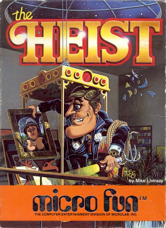 The Heist box art for MSX